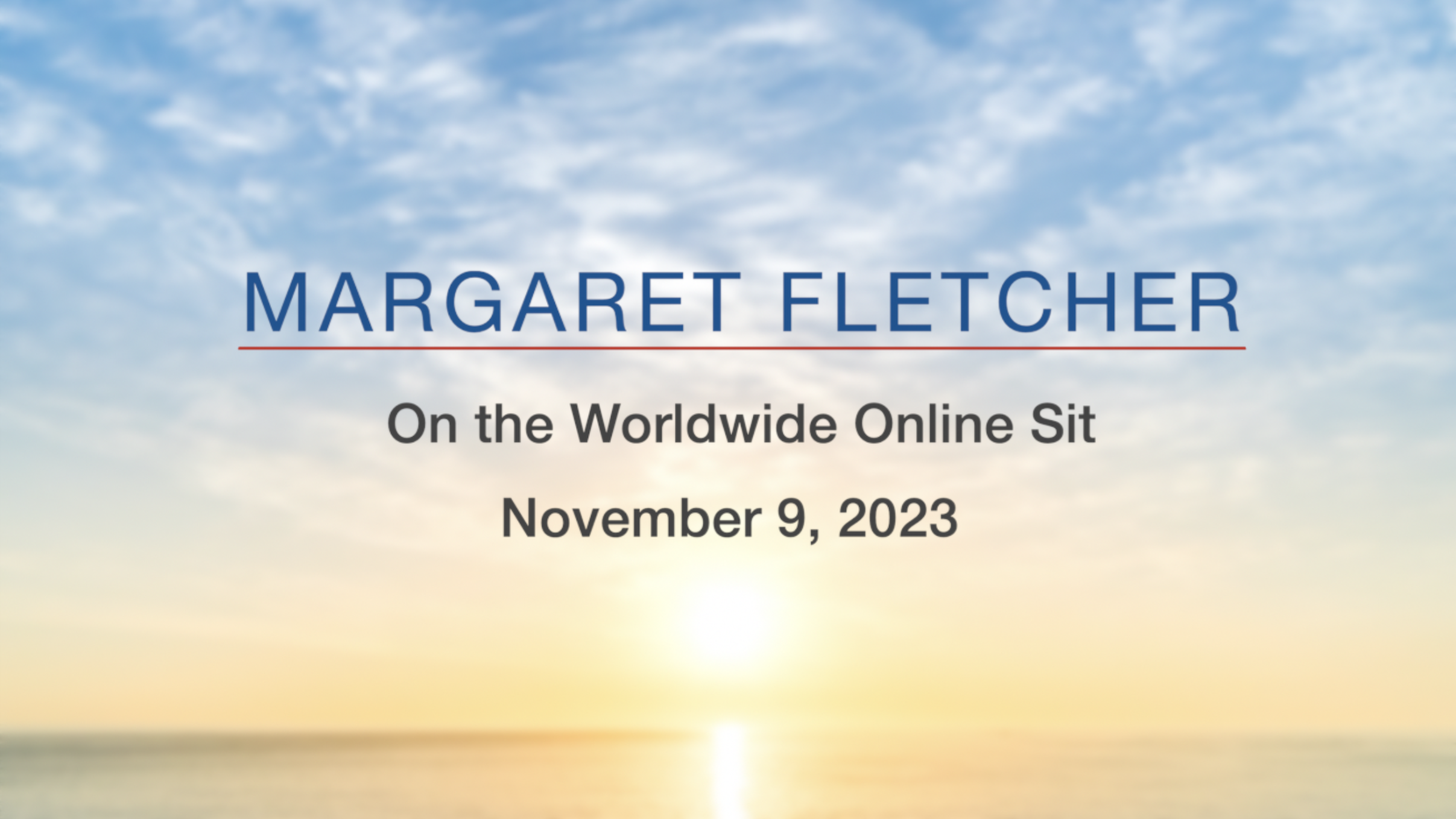 Jon Kabat-Zinn speaks at the October 24, 2019 East Coast Mindfulness Worldwide Online SIt