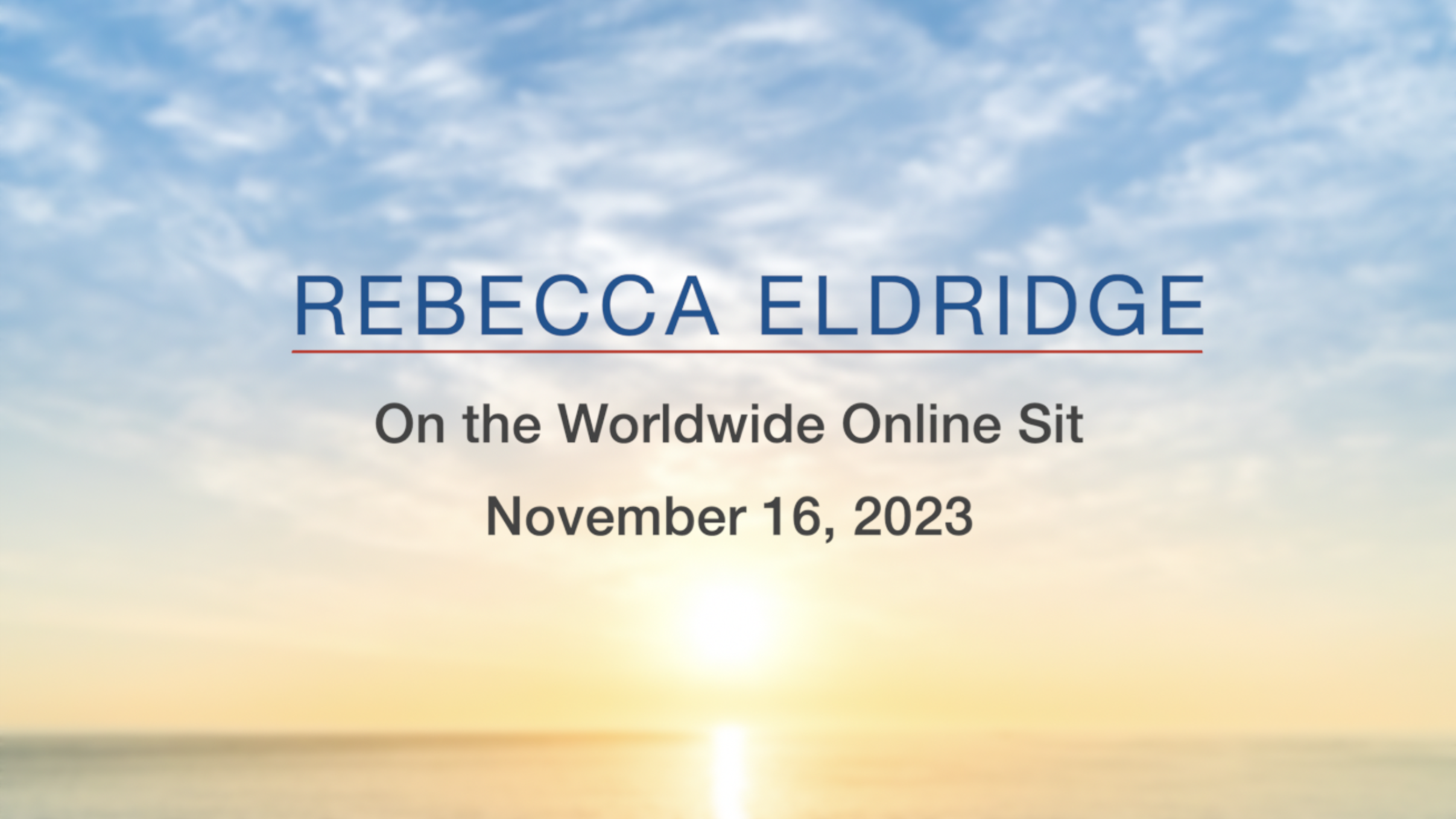 Jon Kabat-Zinn speaks at the October 24, 2019 East Coast Mindfulness Worldwide Online SIt