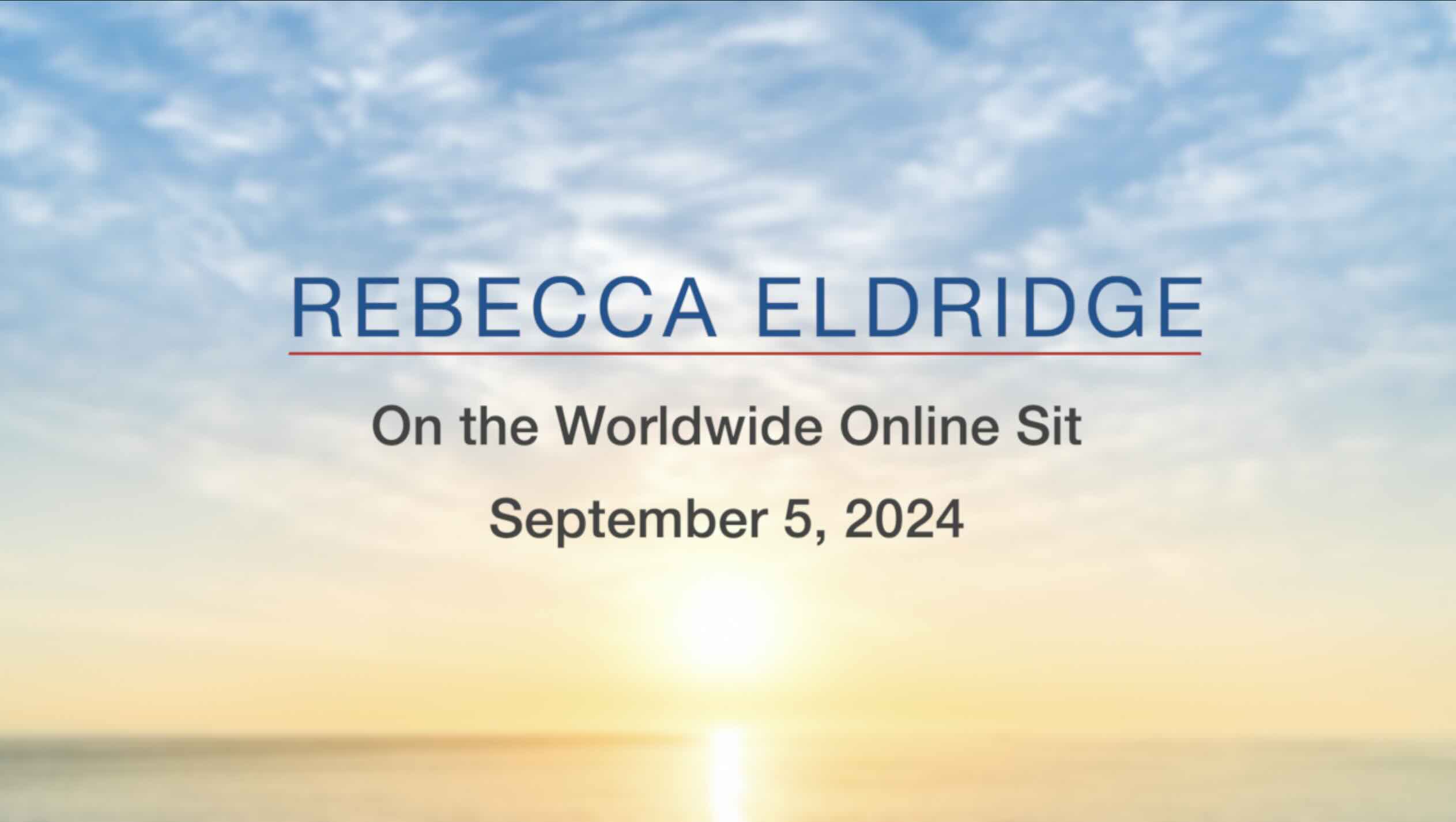 Jon Kabat-Zinn speaks at the October 24, 2019 East Coast Mindfulness Worldwide Online SIt