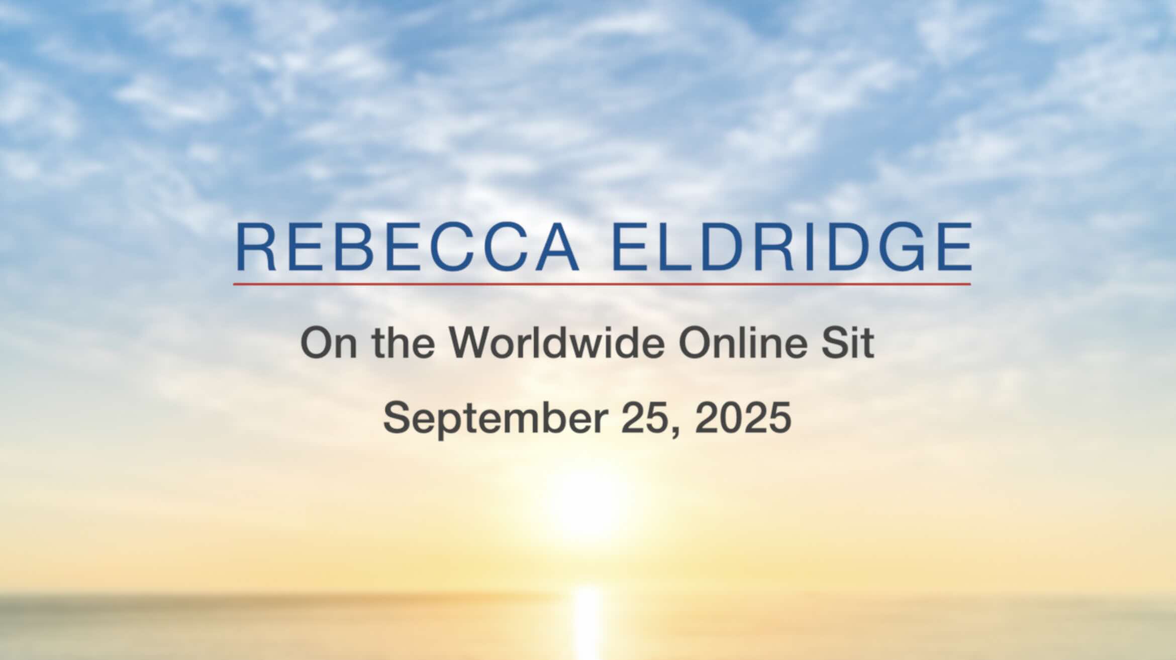 Jon Kabat-Zinn speaks at the October 24, 2019 East Coast Mindfulness Worldwide Online SIt