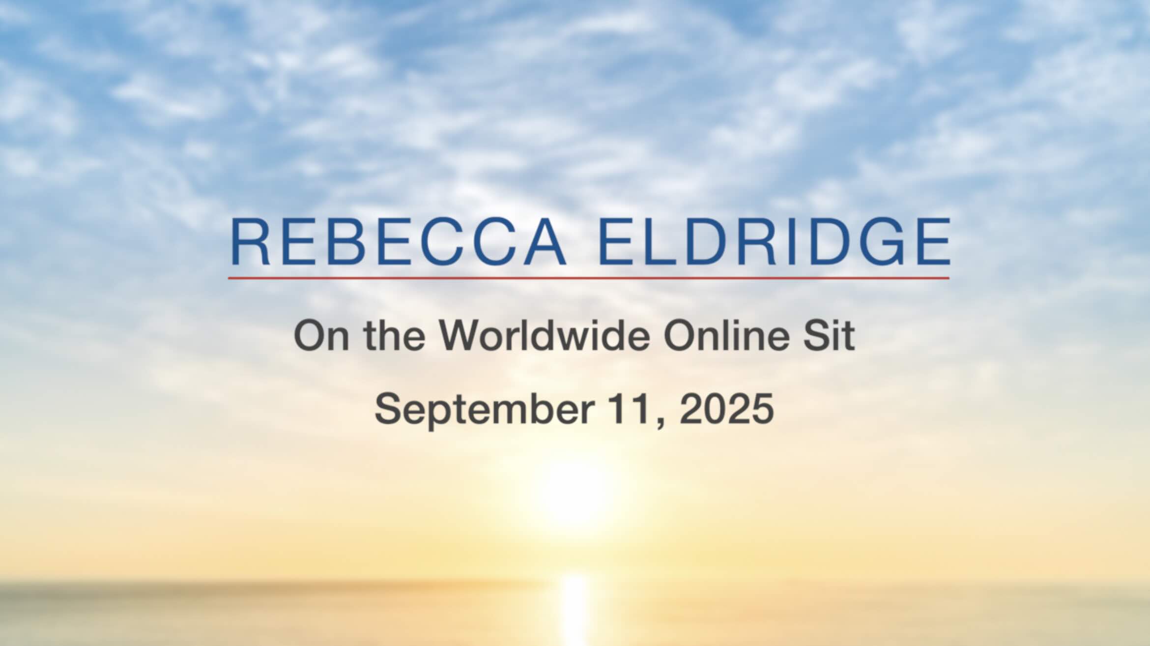 Jon Kabat-Zinn speaks at the October 24, 2019 East Coast Mindfulness Worldwide Online SIt