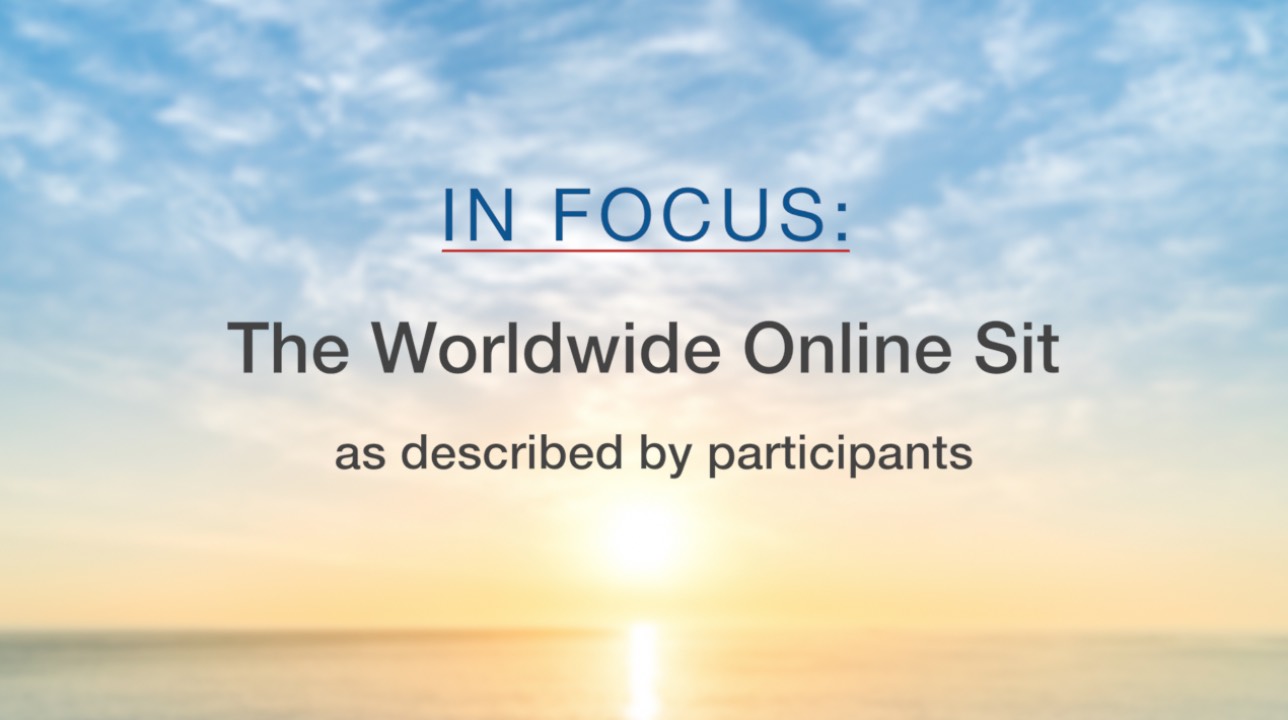 Jon Kabat-Zinn speaks at the October 24, 2019 East Coast Mindfulness Worldwide Online SIt